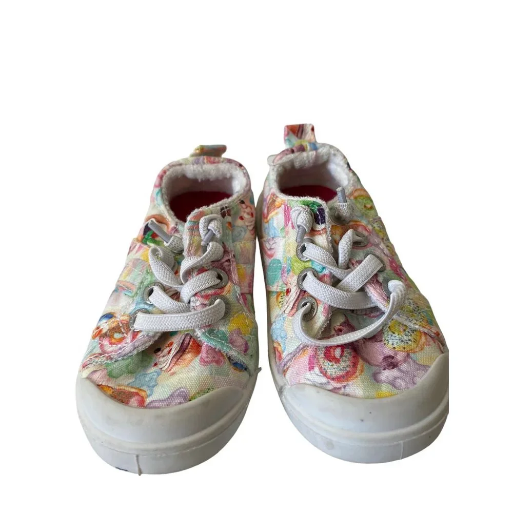 Blowfish canvas shoes toddler‎ 5 ice cream donut cat sneakers novelty lace kids